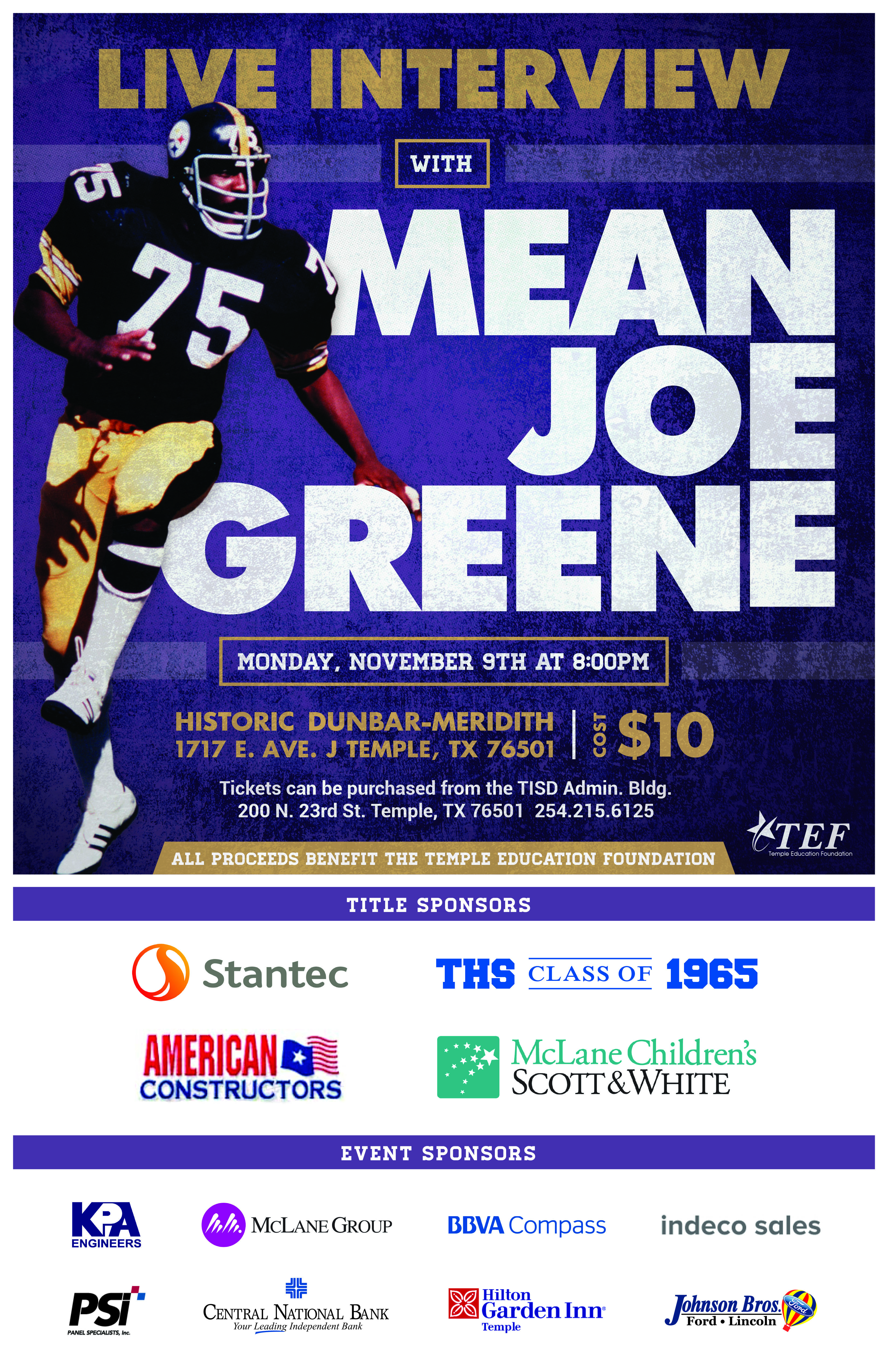 Mean” Joe Greene: Built By Football - National Football Foundation